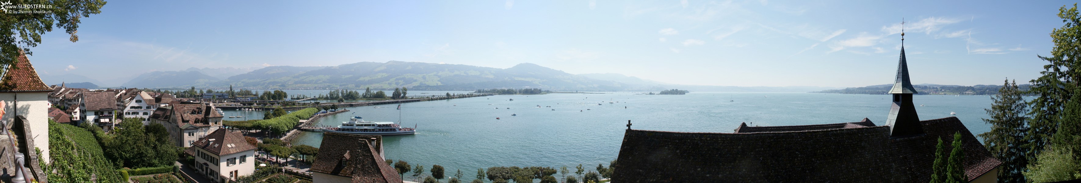 2007-08-05 - Panoramic view from Schloss Rapperswil